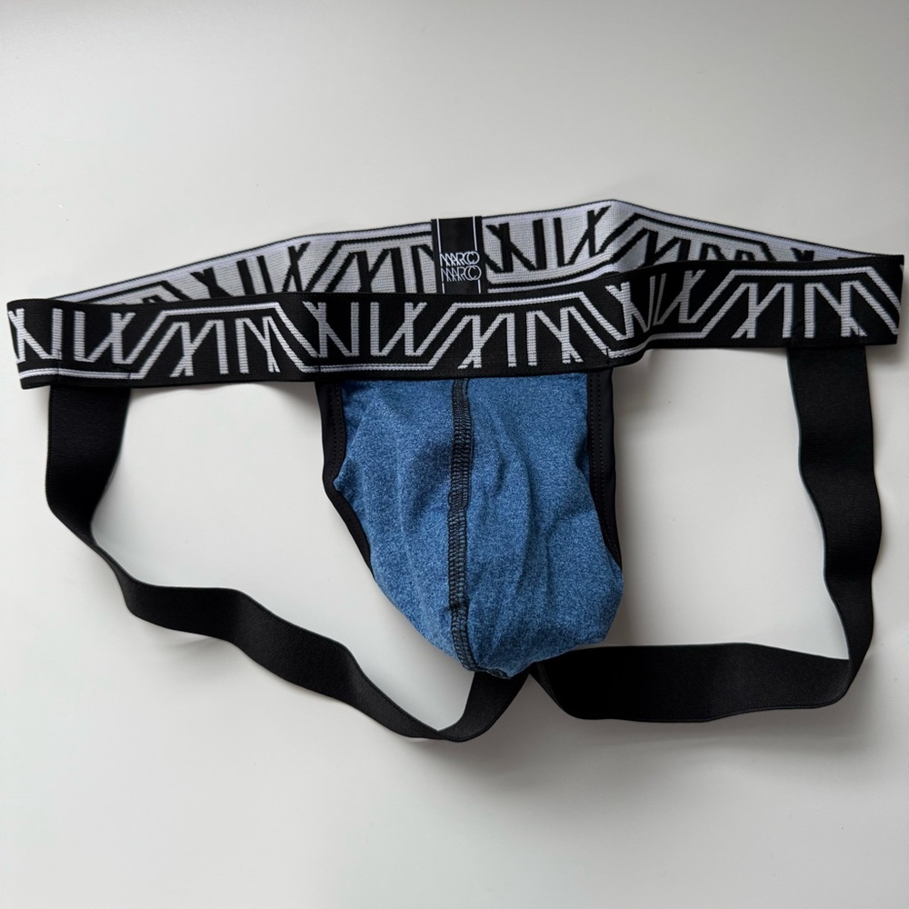 Marco Marco jock XL blue heathered jersey sexy X-LARGE gay queer LGBT NEW NWT